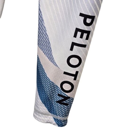 Peloton x WITH Women's S Sails High Waist Geometric Grey Athletic Leggings - Picture 8 of 15